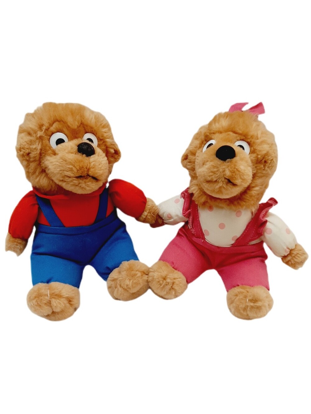 🍒 Vintage Chosun The Berenstain Bears Brother Sister Plush Set Family 90s Toy